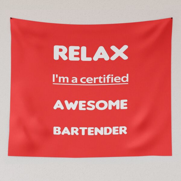 Item preview, Bartender Certified Awesome Job  designed and sold by rachidhaz.