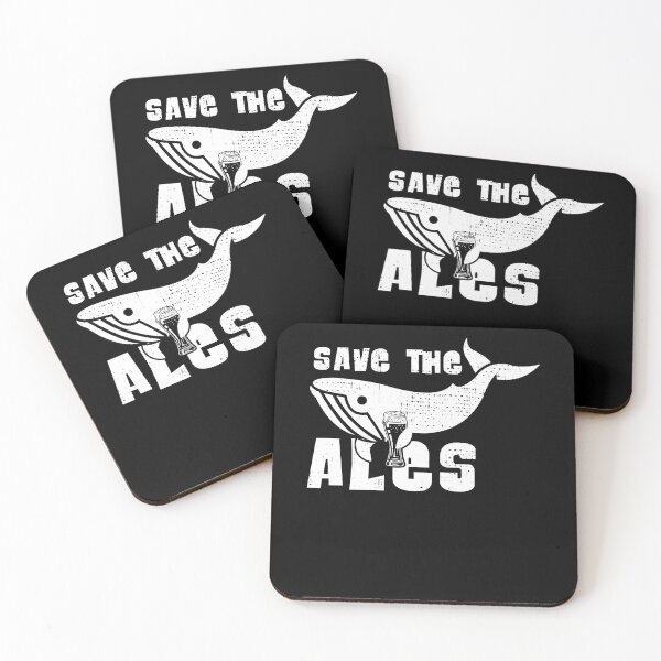 Item preview, Ale Saves Whales Beer Funny Sayings Gift Idea designed and sold by Kuma518.