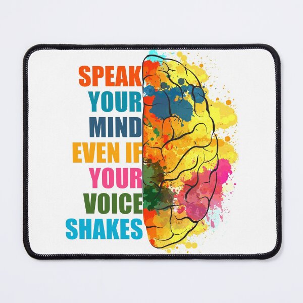 Item preview, R.B.G Speak Your Mind Even If Your Voice Shakes designed and sold by texturelux.