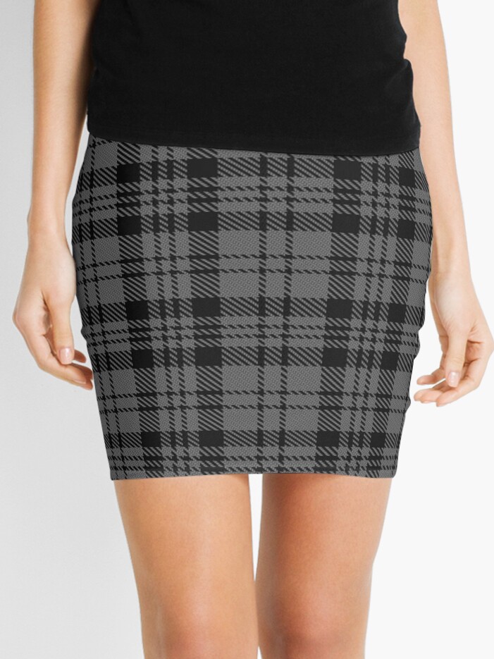 tartan skirt goth
