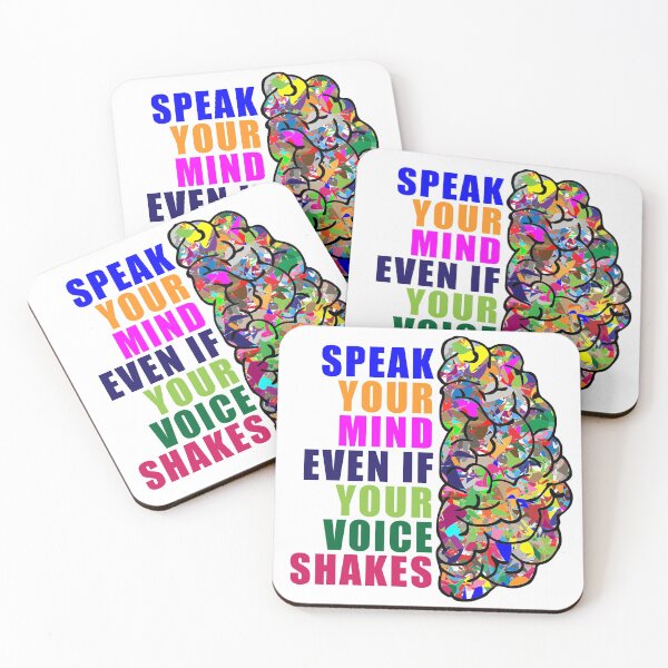 Item preview, R.B.G Speak Your Mind Even If Your Voice Shakes designed and sold by texturelux.