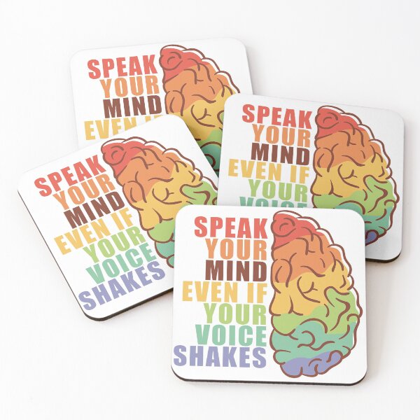 Item preview, R.B.G Speak Your Mind Even If Your Voice Shakes designed and sold by texturelux.