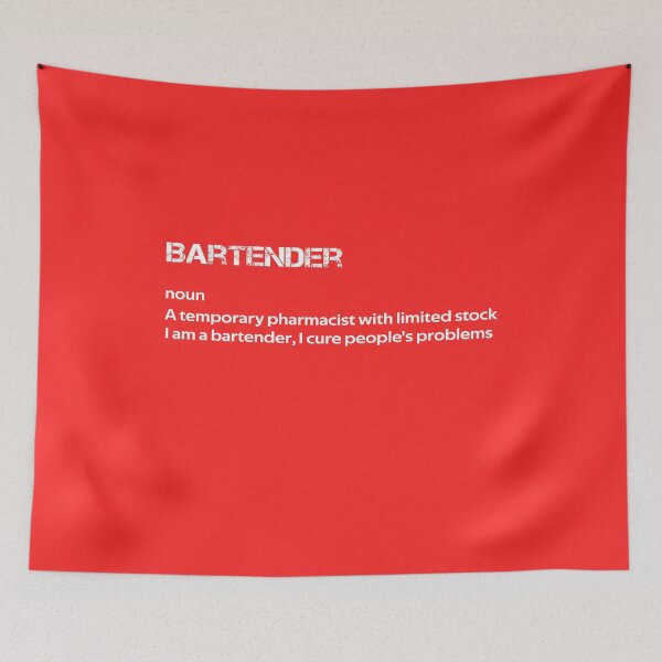 Item preview, Funny Definition Bartender designed and sold by rachidhaz.