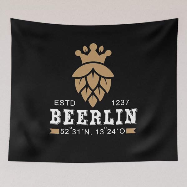 Item preview, Berlin Coordinates Pun Drink Beer Gift designed and sold by Kuma518.
