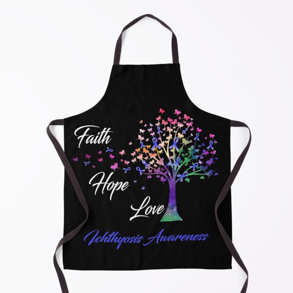 Item preview, Ribbon Tree Faith Hope Love Ichthyosis Awareness designed and sold by Tadmab.