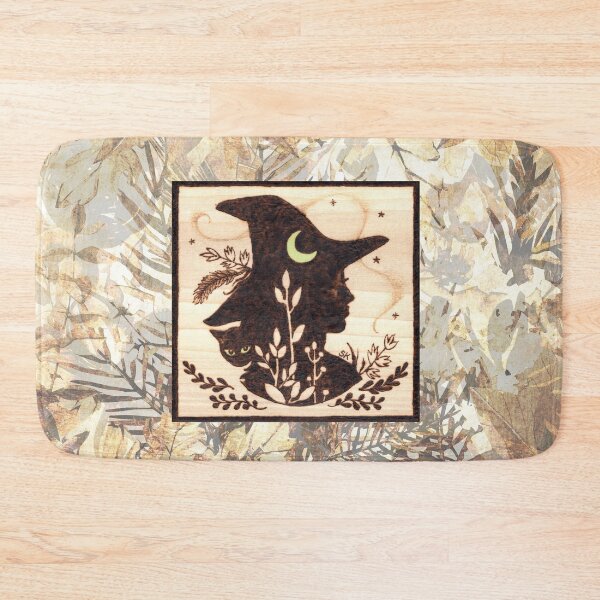 Item preview, Harvest Witch Woodburn designed and sold by MoodyMuseArt.
