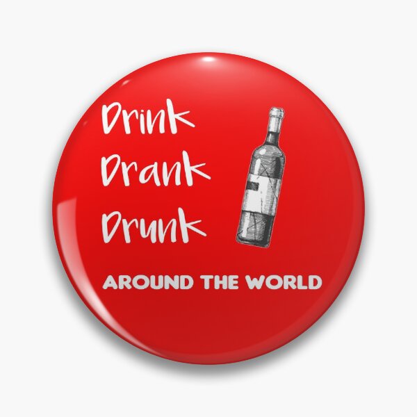 Item preview, Funny Distress Drink Drank Drunk Around The World  designed and sold by rachidhaz.