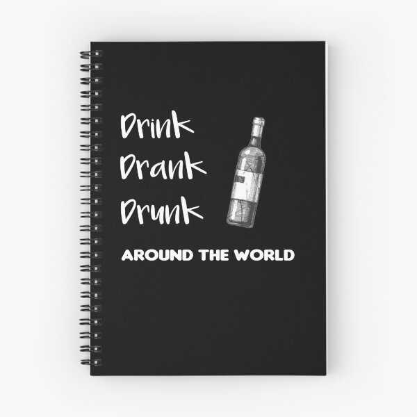 Item preview, Funny Distress Drink Drank Drunk Around The World  designed and sold by rachidhaz.
