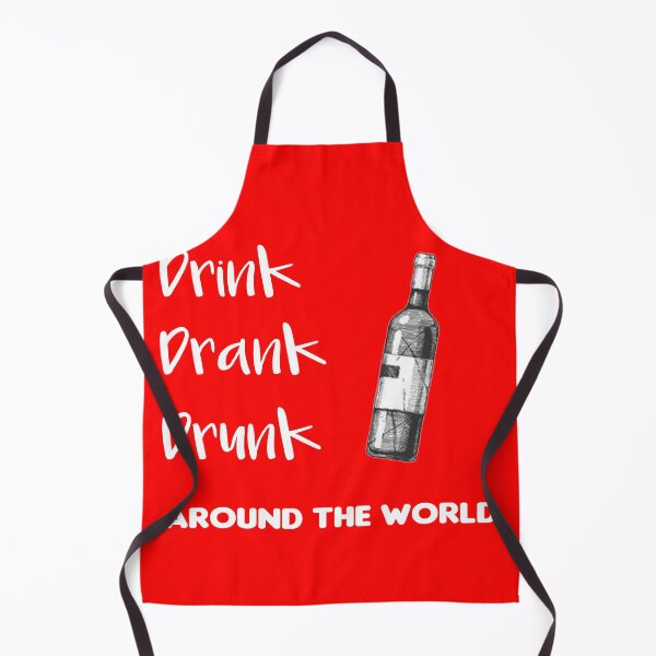 Item preview, Funny Distress Drink Drank Drunk Around The World designed and sold by rachidhaz.
