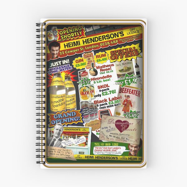 Item preview, HEIMI HENDERSON’S OFF LICENCE ad flyer - Mr Jolly Lives Next Door Inspired designed and sold by RetroTeeStudio.