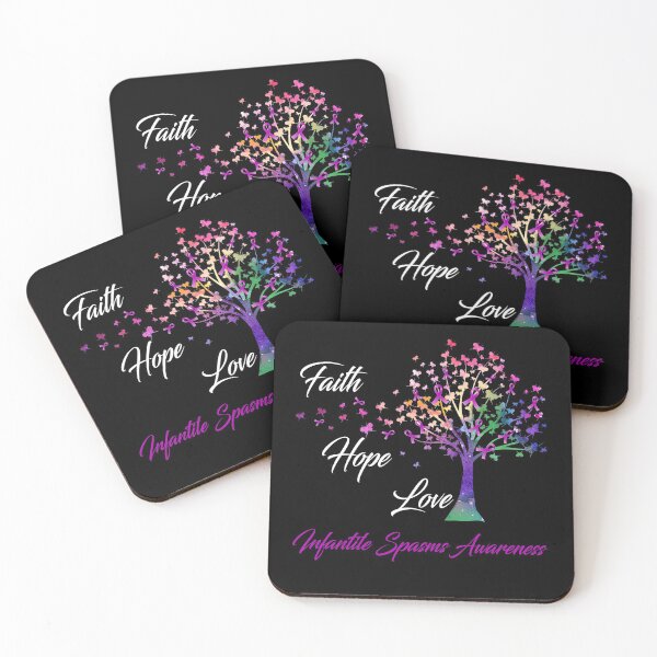 Item preview, Ribbon Tree Faith Hope Love Infantile Spasms Awareness designed and sold by Tadmab.