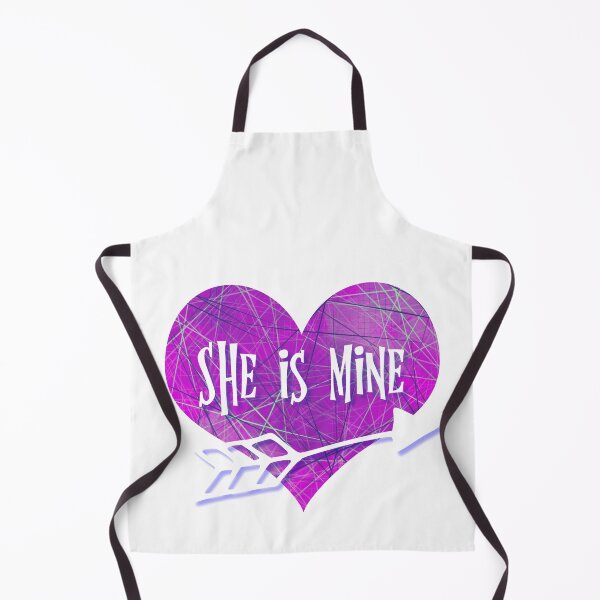 Item preview, She is Mine Valentine’s Day abstract Pink Network Heart with arrow designed and sold by AMSonArt.