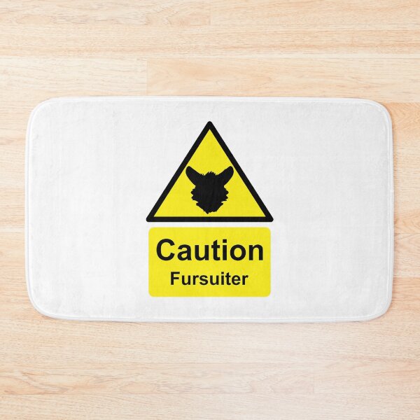 Item preview, Caution Fursuiter (Yellow) designed and sold by ThatMooGuy.
