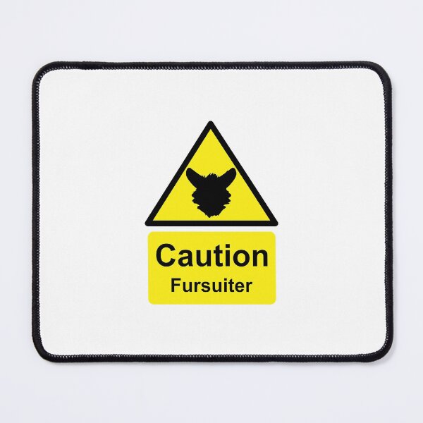 Item preview, Caution Fursuiter (Yellow) designed and sold by ThatMooGuy.