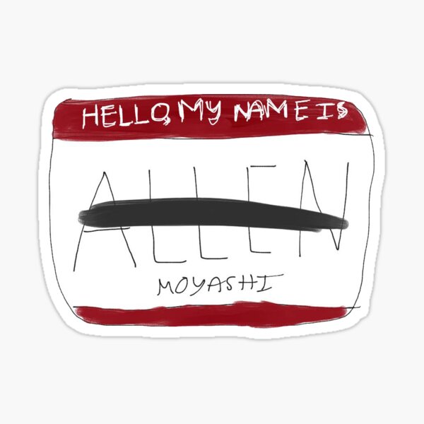 Hello, My Name is Allen Sticker