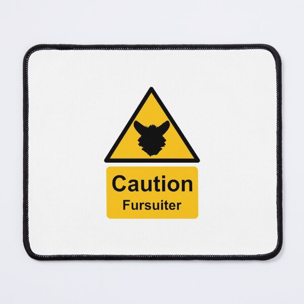 Item preview, Caution Fursuiter (Orange) designed and sold by ThatMooGuy.