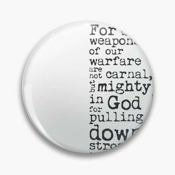 Item preview, Prayer Is the Weapon To Pull Down Strongholds 2 Cor 10 4 KJV designed and sold by teenugs.
