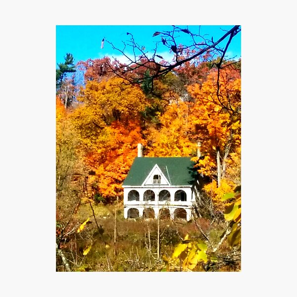 Item preview, Abandoned House in Fall designed and sold by CelticMutt.