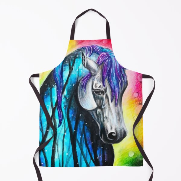 Item preview, Rainbow Forest Watercolor Horse designed and sold by Lady-Lilac.