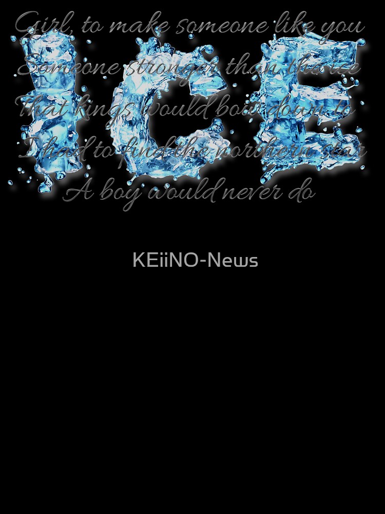 Thumbnail 7 of 7, Oversized T-Shirt, Stronger than the Ice. Unbreakable. Produced by KEiiNO NEWS for KEiiNO Fan Group Official. designed and sold by KEiiNO-News.