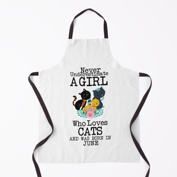 Item preview, Never Underestimate A Girl Who Loves Cats And Was Born In June ,Cute Funny Quote For Cat Lovers designed and sold by pedrored369.