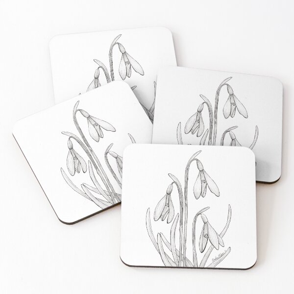 Item preview, Inked Snowdrops designed and sold by AndraMarie.
