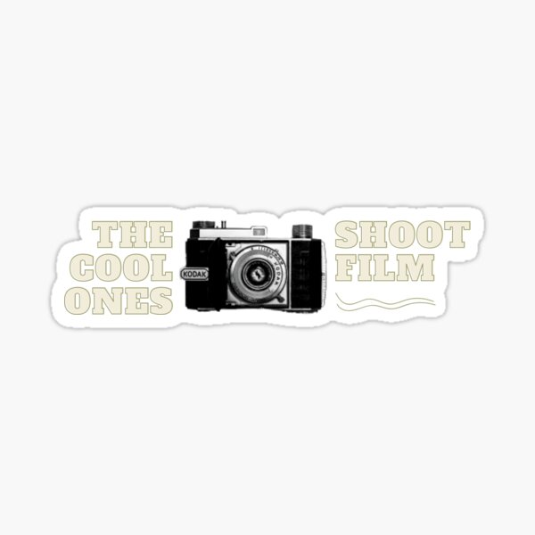 Film photography art design Sticker