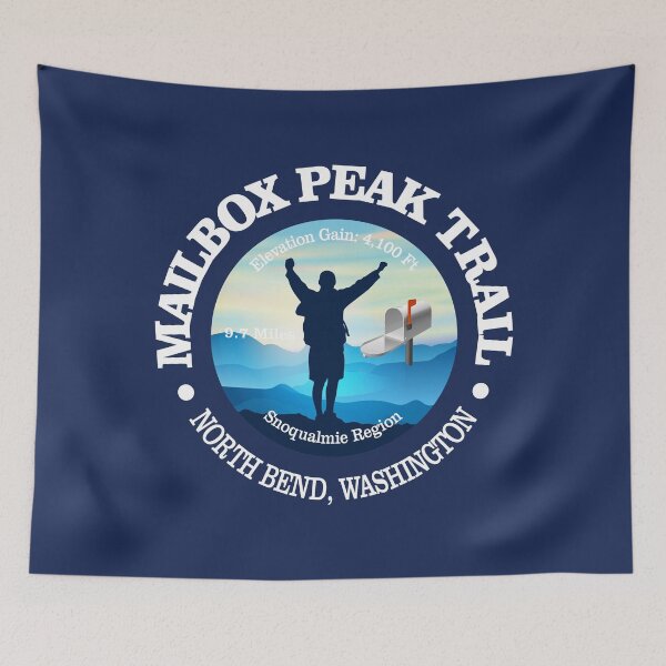 Item preview, Mailbox Peak Trail (V) designed and sold by curranmorgan.