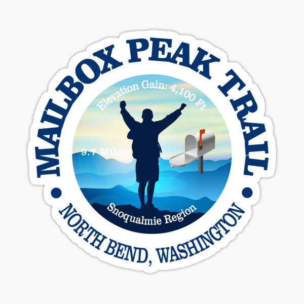Item preview, Mailbox Peak Trail (V) designed and sold by curranmorgan.