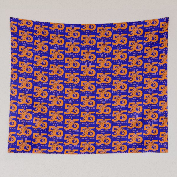 Artikelvorschau, Rangers FC 55 Champions Oranje Blaues Design entworfen und verkauft von sanfranglasgow.