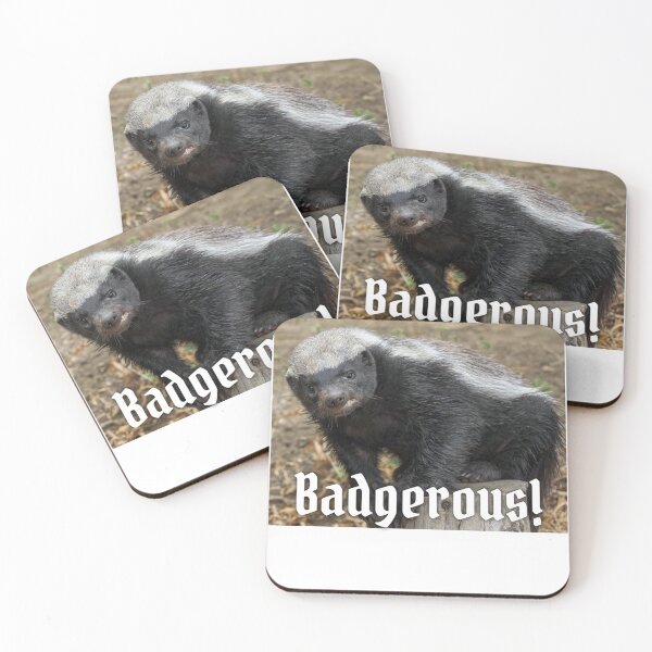 Artikelvorschau, Dachse sind gefährlich oder BADGEROUS entworfen und verkauft von Putty1981.