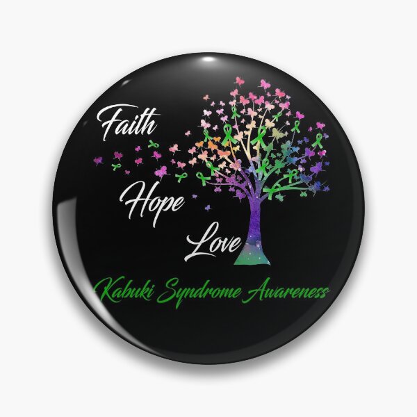 Item preview, Ribbon Tree Faith Hope Love Kabuki Syndrome Awareness designed and sold by Tadmab.
