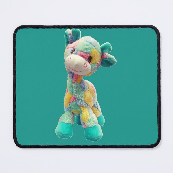 Item preview, Lovely Colourful Giraffe on Turquoise BG designed and sold by LoloTrends.