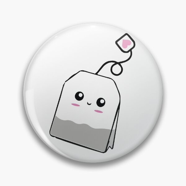 Item preview, Funny kawaii cute Teabag  designed and sold by Abziii-Designs.