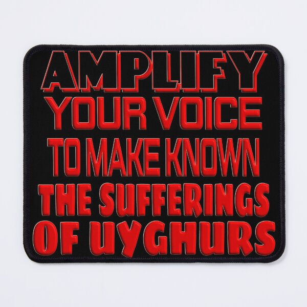Item preview, AMPLIFY YOUR VOICE TO MAKE KNOWN THE SUFFERINGS OF UYGHURS. designed and sold by Ralek.