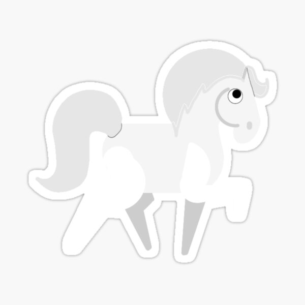 "Horse Logo" Sticker for Sale by AndreeJane Redbubble