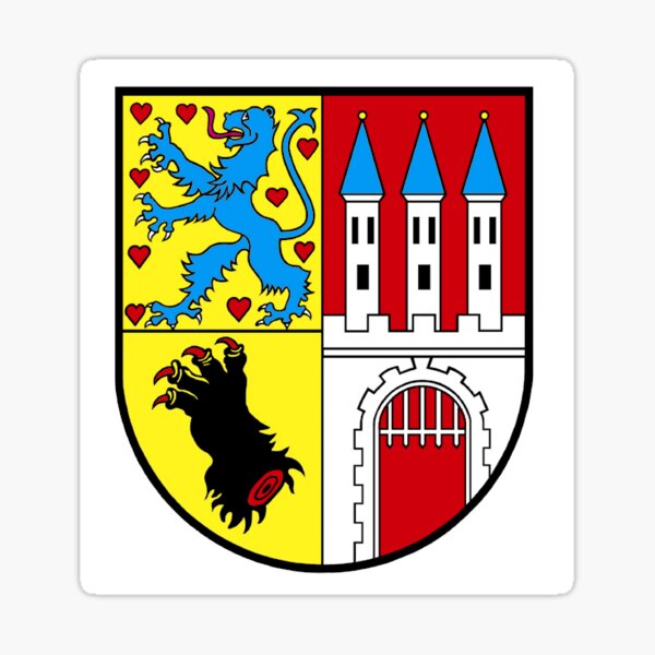 Coat of Arms of Nordhorn (Niedersachsen), Germany Sticker for Sale by  Tonbbo