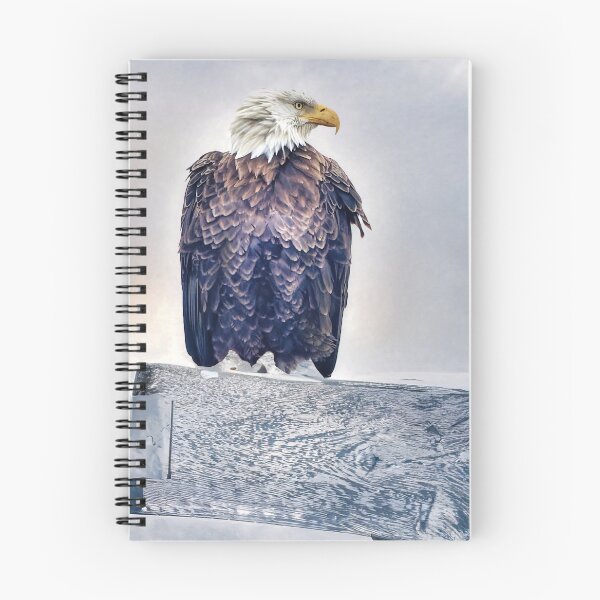 Item preview, Bald Eagle on a platform designed and sold by KDartisticeye.