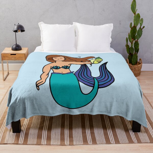 Item preview, Mermaid Illustration designed and sold by murialbezanson.