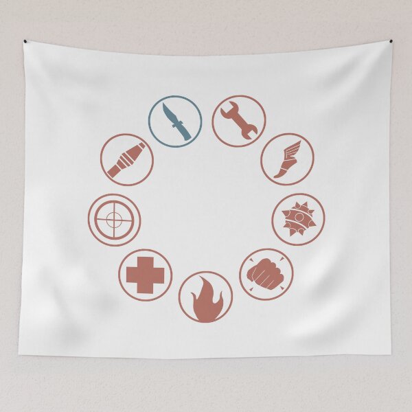 Item preview, TF2 Class icons RED - spy among us designed and sold by Loadout.