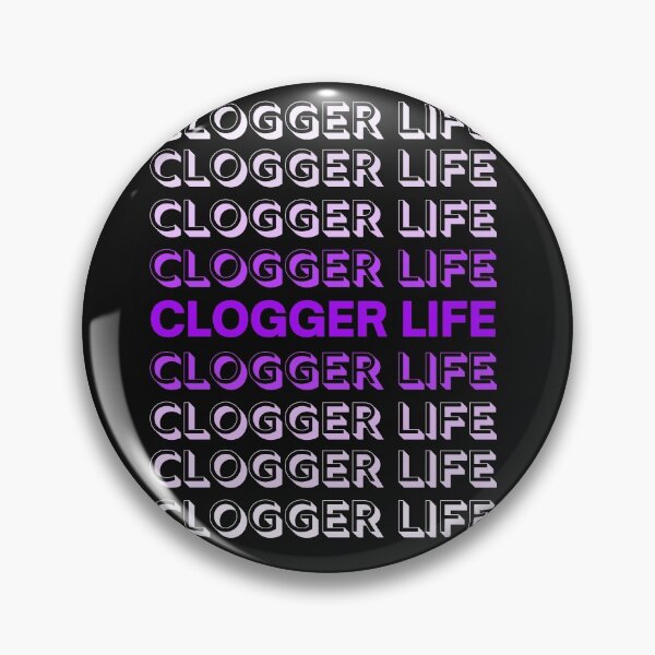 Item preview, Clogger Life repeated, purple designed and sold by SherylThomas223.
