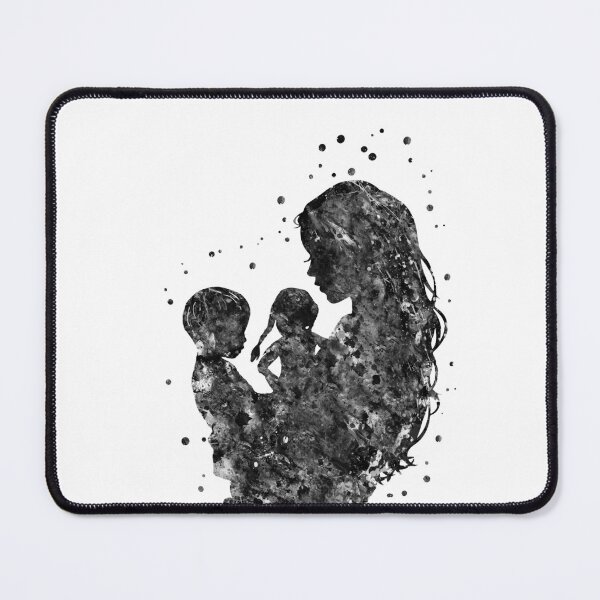 Item preview, Mother with son and daughter designed and sold by Rosaliartbook.