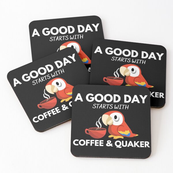 Item preview,  Good Day Coffee And Quaker Blue And Yellow Macaw Bird T-Shirt designed and sold by world-of-things.
