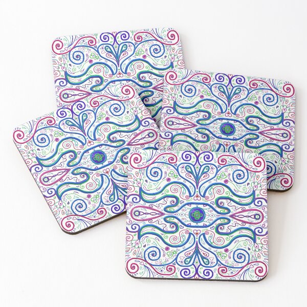 Item preview, Psychedelic Eye Linear Symmetry Pattern designed and sold by Deborah Camp.