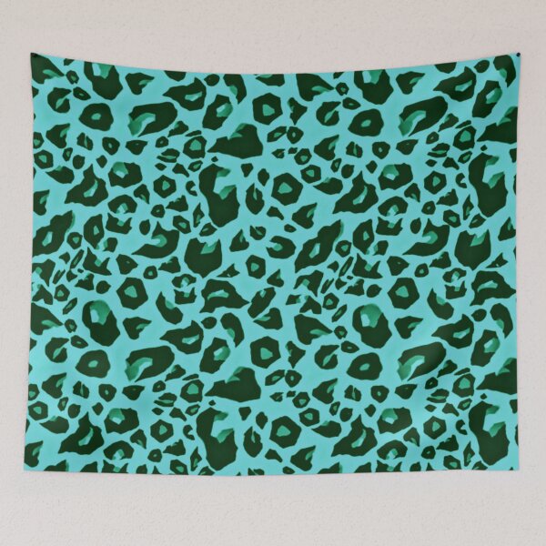 Item preview, Blue leopard print designed and sold by ELF2.