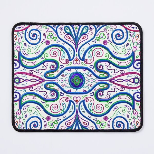 Item preview, Psychedelic Eye Linear Symmetry Pattern designed and sold by Deborah Camp.