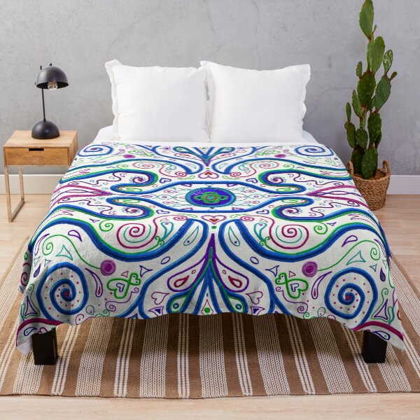 Item preview, Psychedelic Eye Linear Symmetry Pattern designed and sold by Deborah Camp.
