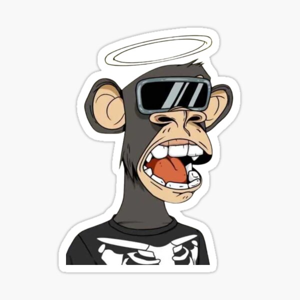 Nft Bored Ape Yacht Club Sticker