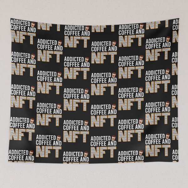 Item preview, Addicted To Coffee & NFT-gift for NFT designers and collectors designed and sold by BRtisticDesigns.