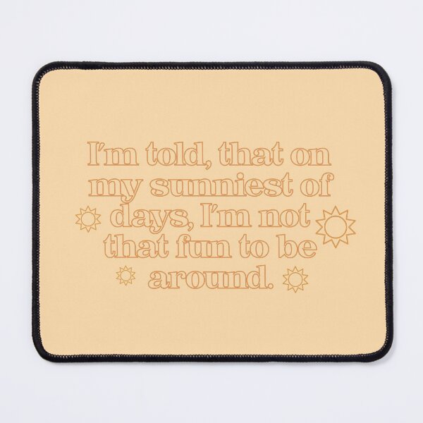 Item preview, The West Wing Font Quote Sunniest of Days designed and sold by baranskini.